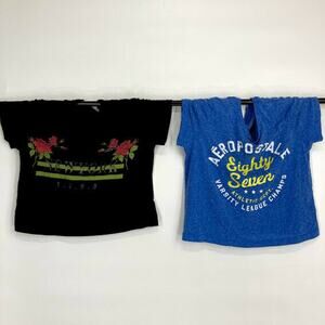 Bundle Lot of 2 Graphic T-Shirt Aeropostale XS